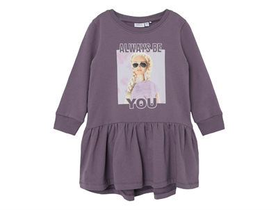 Name It purple sage sweatkjole Barbie